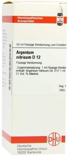 Argentum Nitricum D12 50 ml Dilution