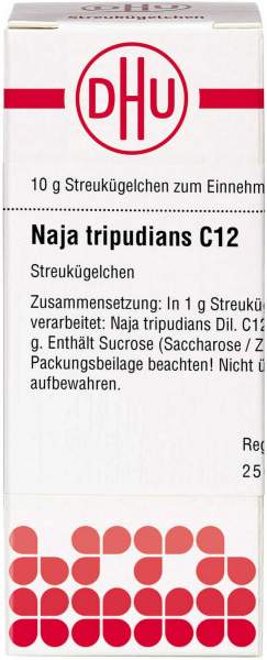 Dhu Naja Tripudians C12 Globuli 10 G