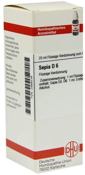 Sepia D6 Dilution 20 ml Dilution