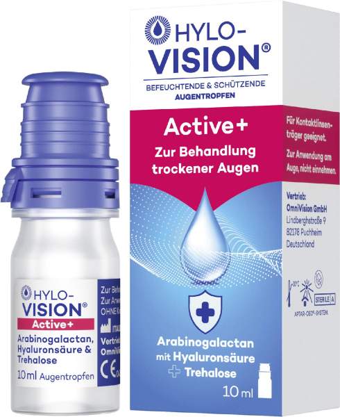 Hylo-Vision Active+ 10 ml Augentropfen