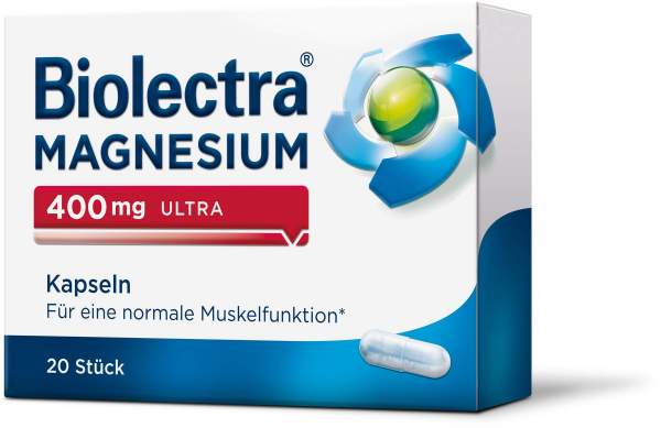 Biolectra Magnesium 400 mg ultra 20 Kapseln