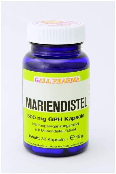 Mariendistel 500 mg Gph 30 Kapseln