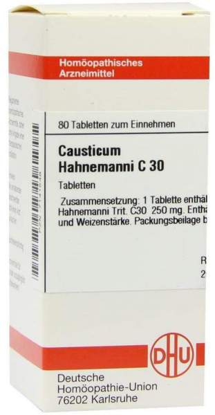 Causticum Hahnemanni C30 80 Tabletten
