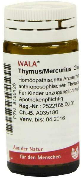 Wala Thymus Mercurius 20 G Globuli