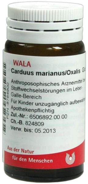 Wala Carduus Marianus Oxalis 20 g Globuli
