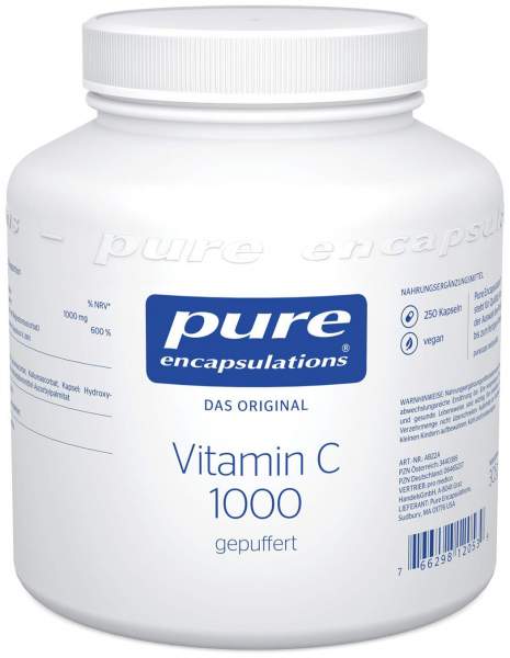 Pure Encapsulations Vitamin C 1000 Gepuffert 250 Kapseln