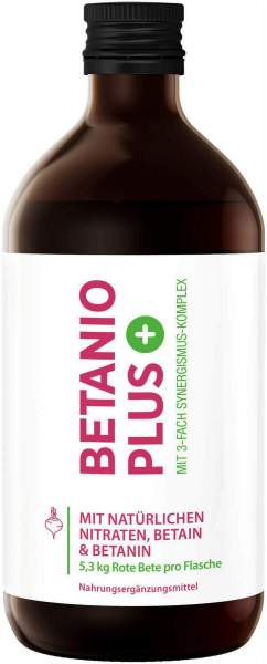Betanio Plus Rote Beete Konzentrat 500 ml